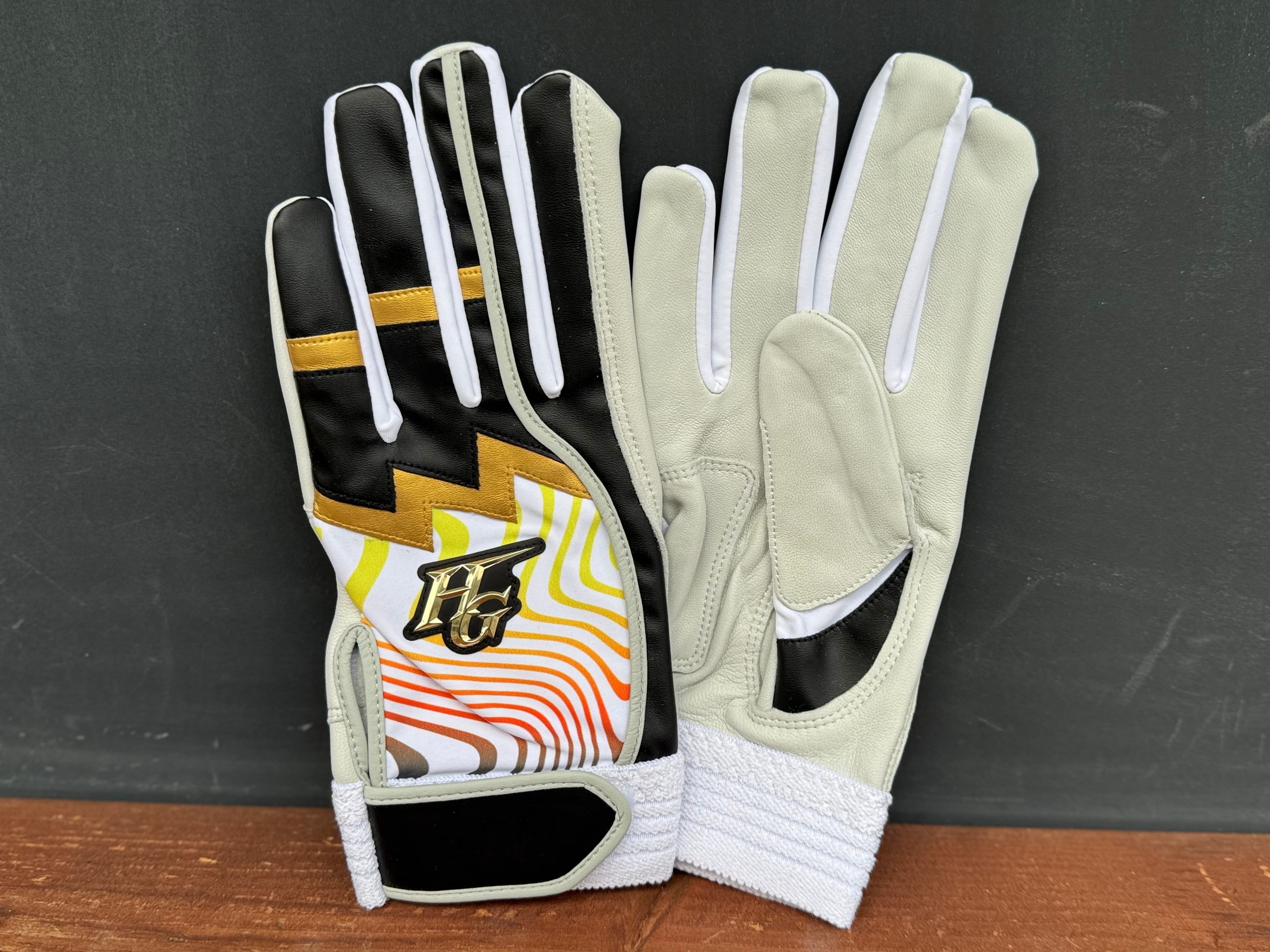 NIKE Alpha Elite グレー  グリーン イエロー Lサイズ バッテ NIKE Alpha Elite グレー グリーン イエロー Lサイズ バッテ