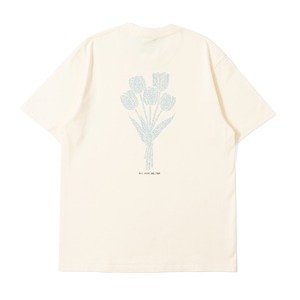 APD MESSAGE TULIP SS TEE / LIGHT YELLOW