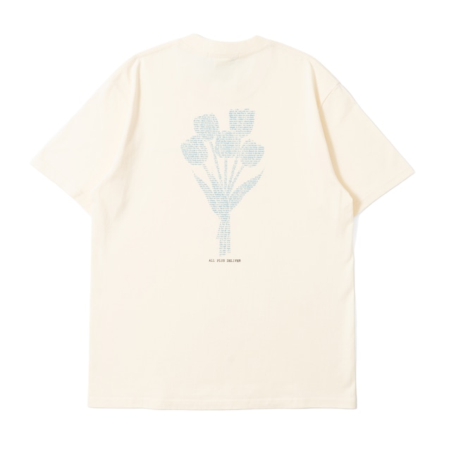 APD MESSAGE TULIP SS TEE / LIGHT YELLOW