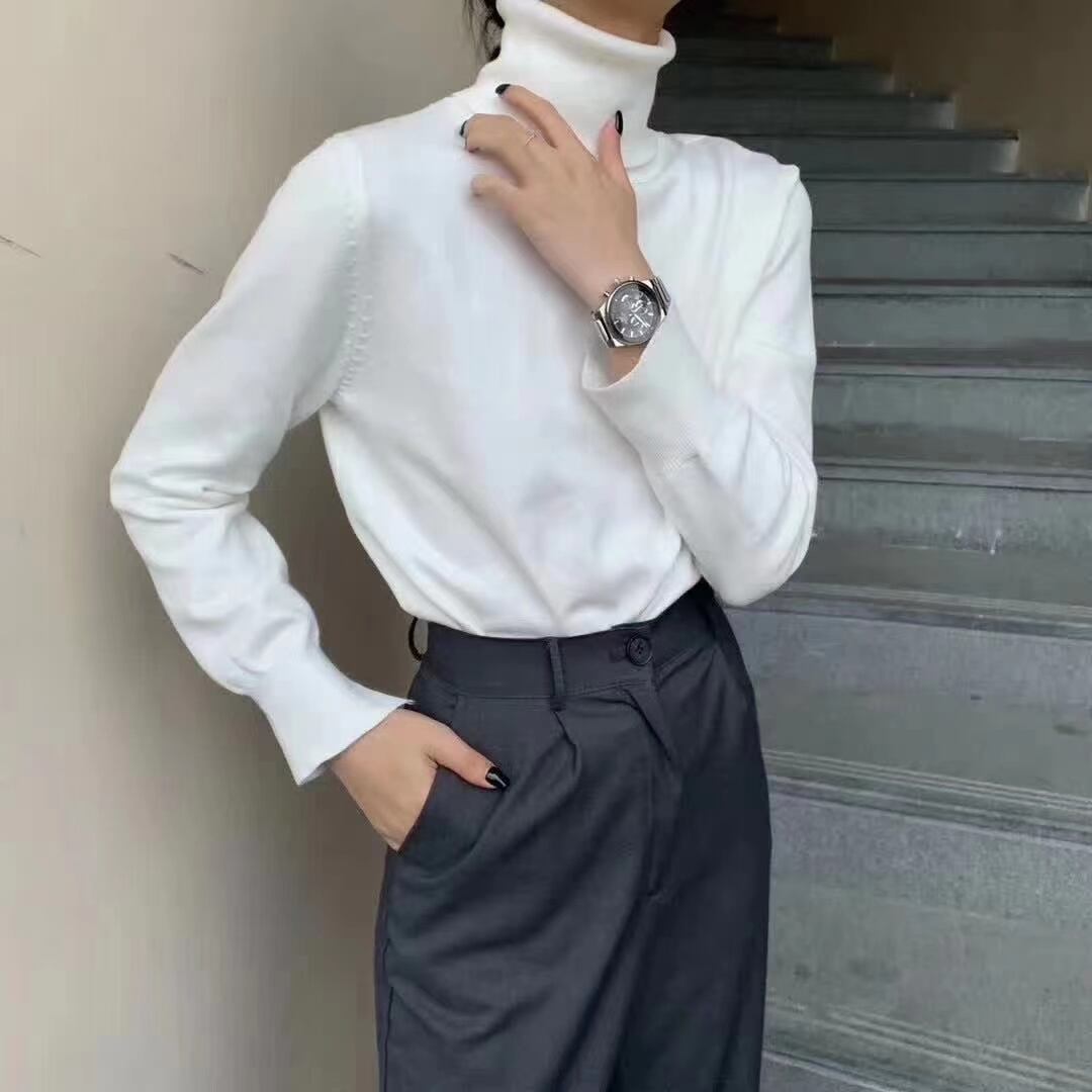 袖口スリット入り　ハイゲージニット　AJ2205−D04