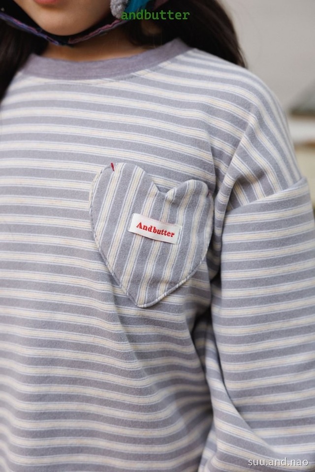取寄:ANDBUTTER ドキドキボーダーTシャツ※送料無料