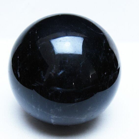 1.2Kg モリオン 黒水晶 丸玉 93mm スフィア 一点物 151-9370