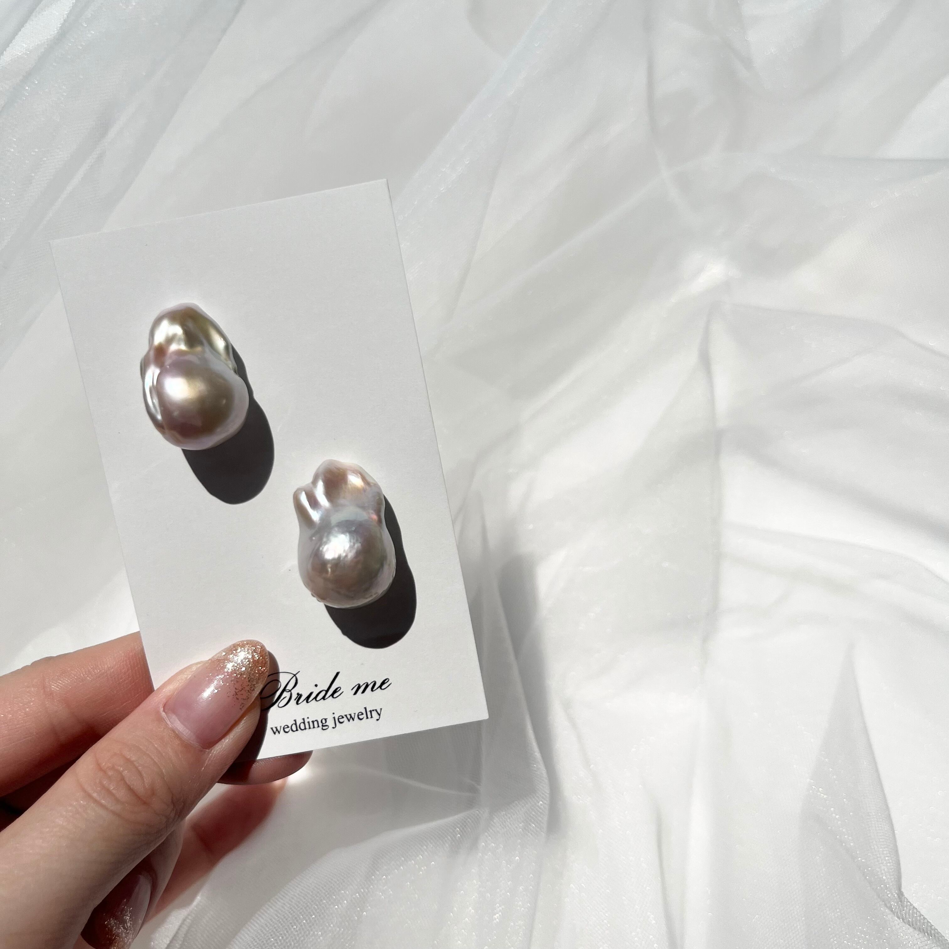 925】バロック パール ピアス | BRIDE ME 925】バロック パール ピアス | BRIDE ME
