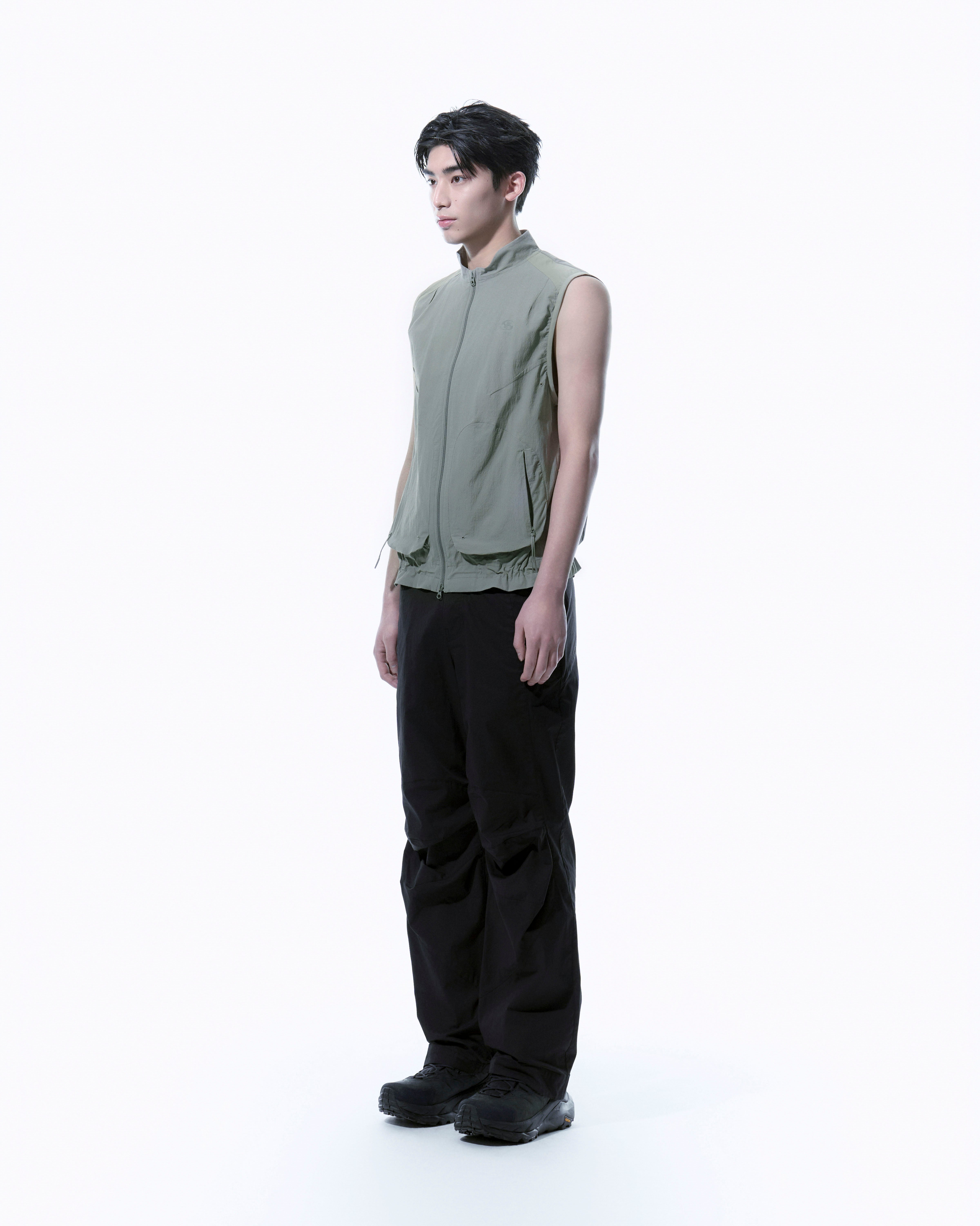 SAN SAN GEAR] TERRAFACE VEST [BLUE GREY] 正規品 韓国ブランド 韓国