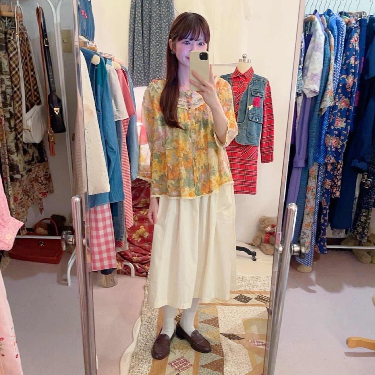 water flower lace blouse