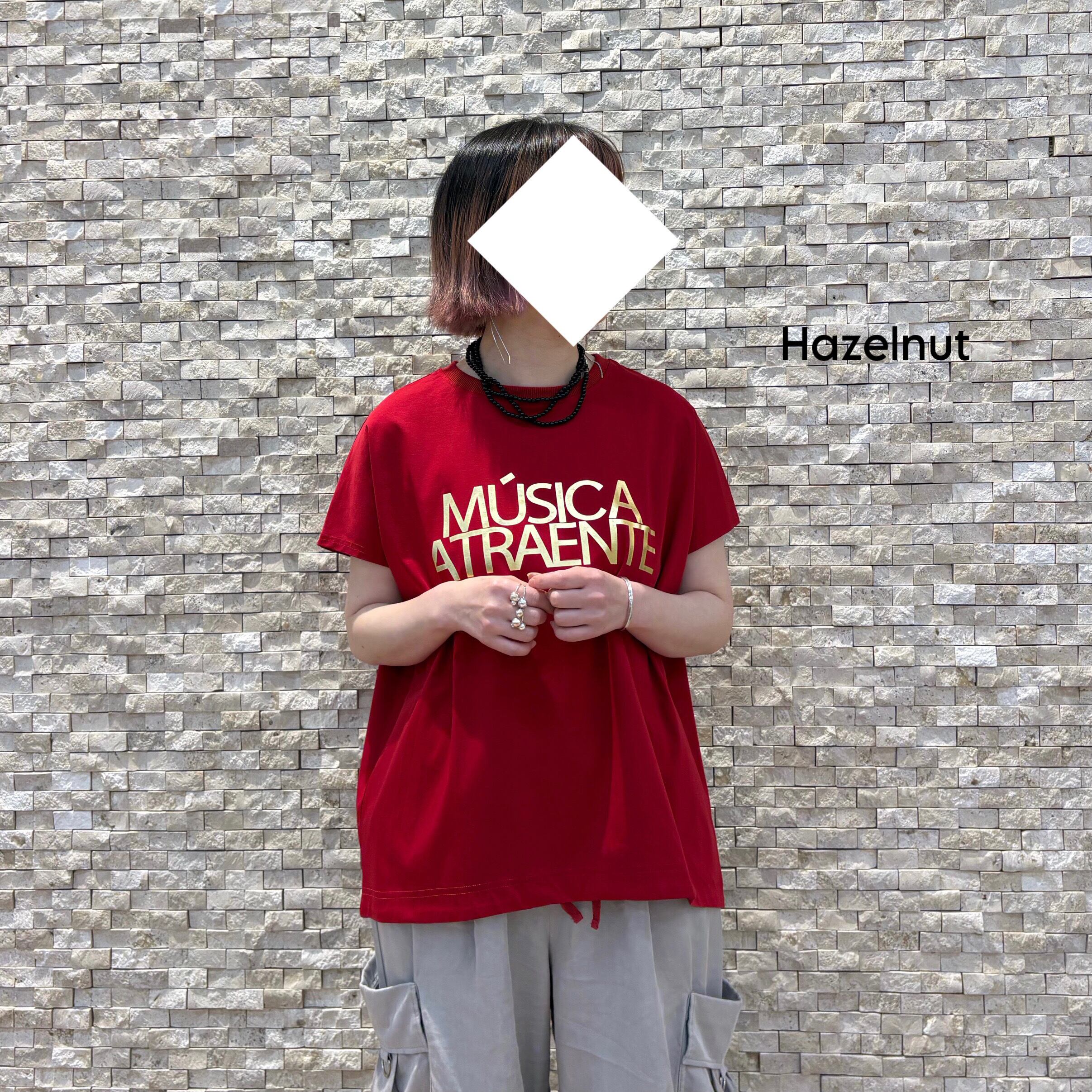 【Hazelnut】ドロストロゴTシャツ(26161)