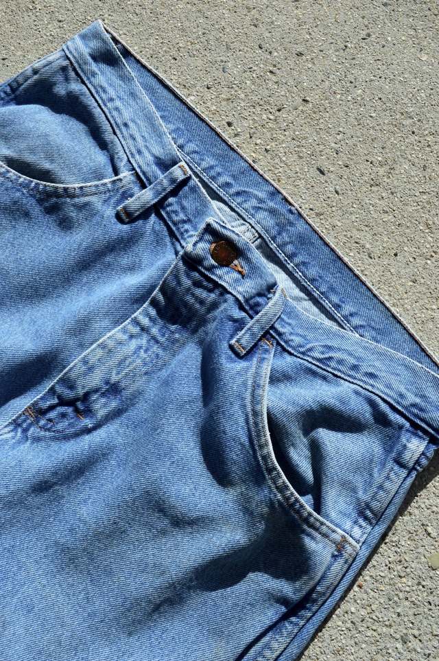 RUSTLER by Wrangler 1990's 87619SW Made in Mexico Straight Fit Denim W33 ラスラー デニム 90s