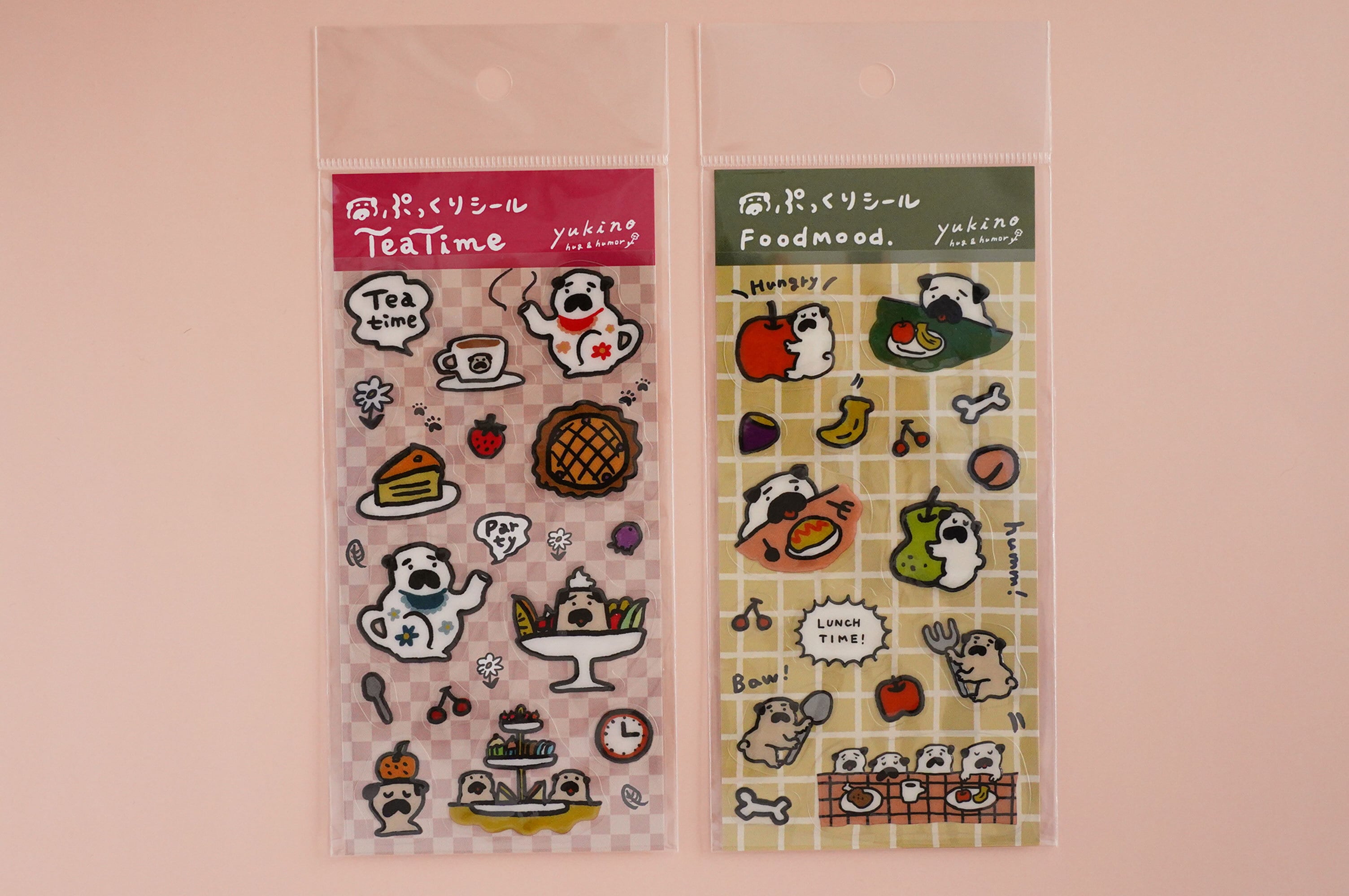 yukino「Food Mood」ぷっくりシール 全6種