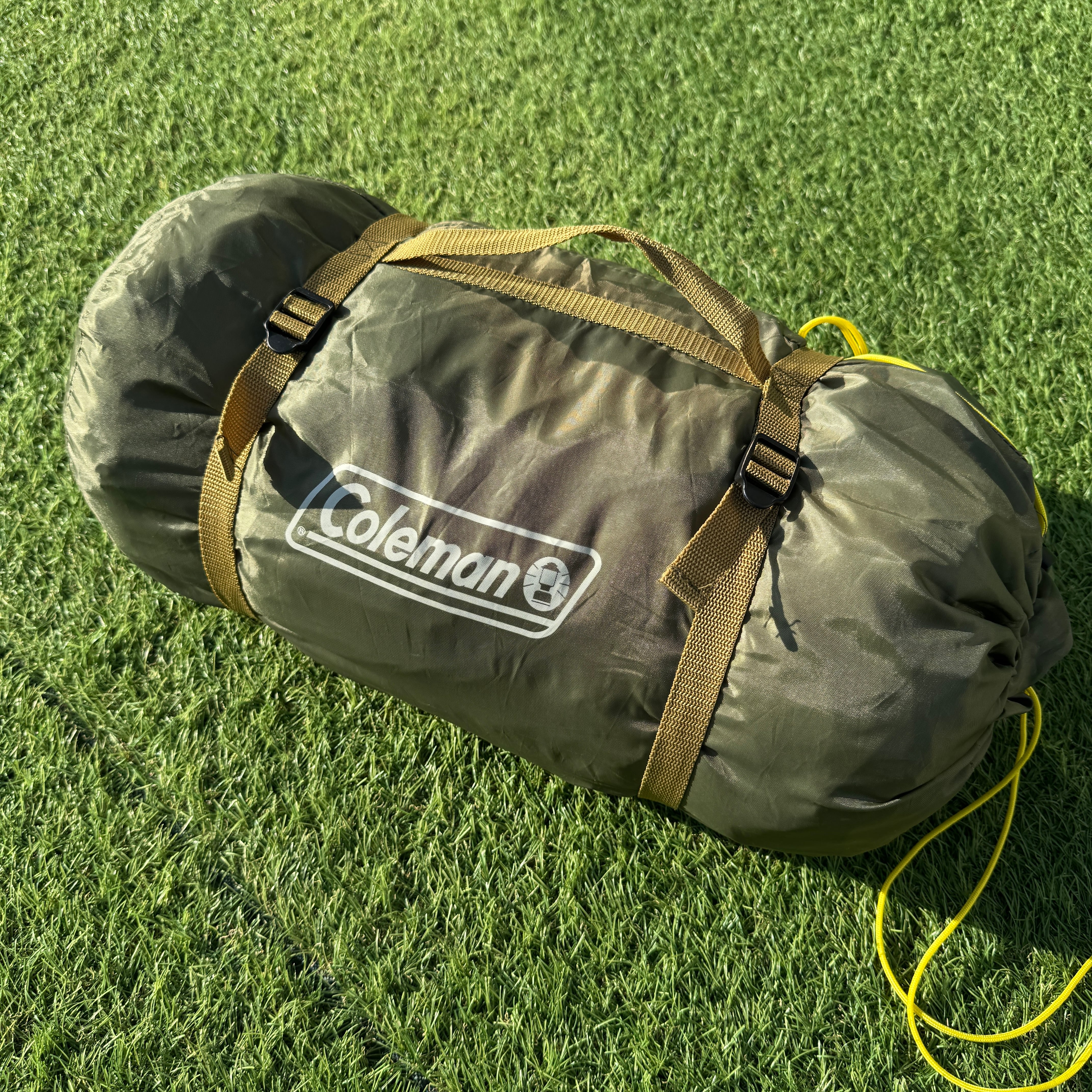 中古品 Coleman コールマン ツーリングドームLX オリーブグリーン