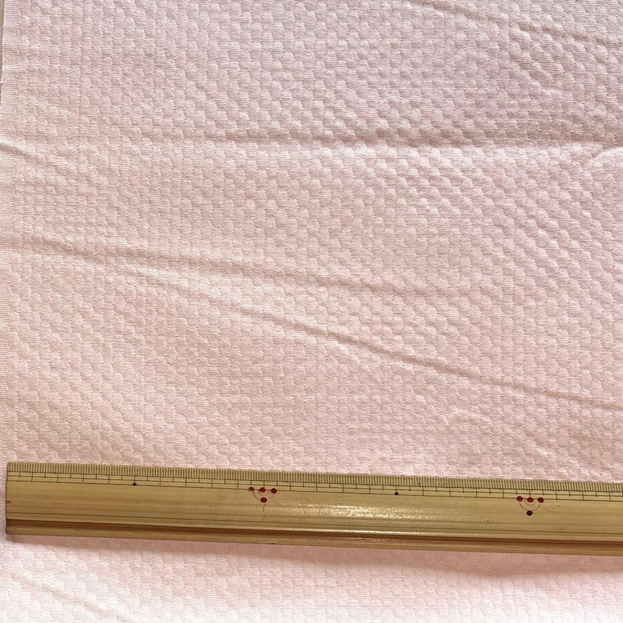 ★NO098◆3m◆綿100%ジャガード生地◆薄桜色