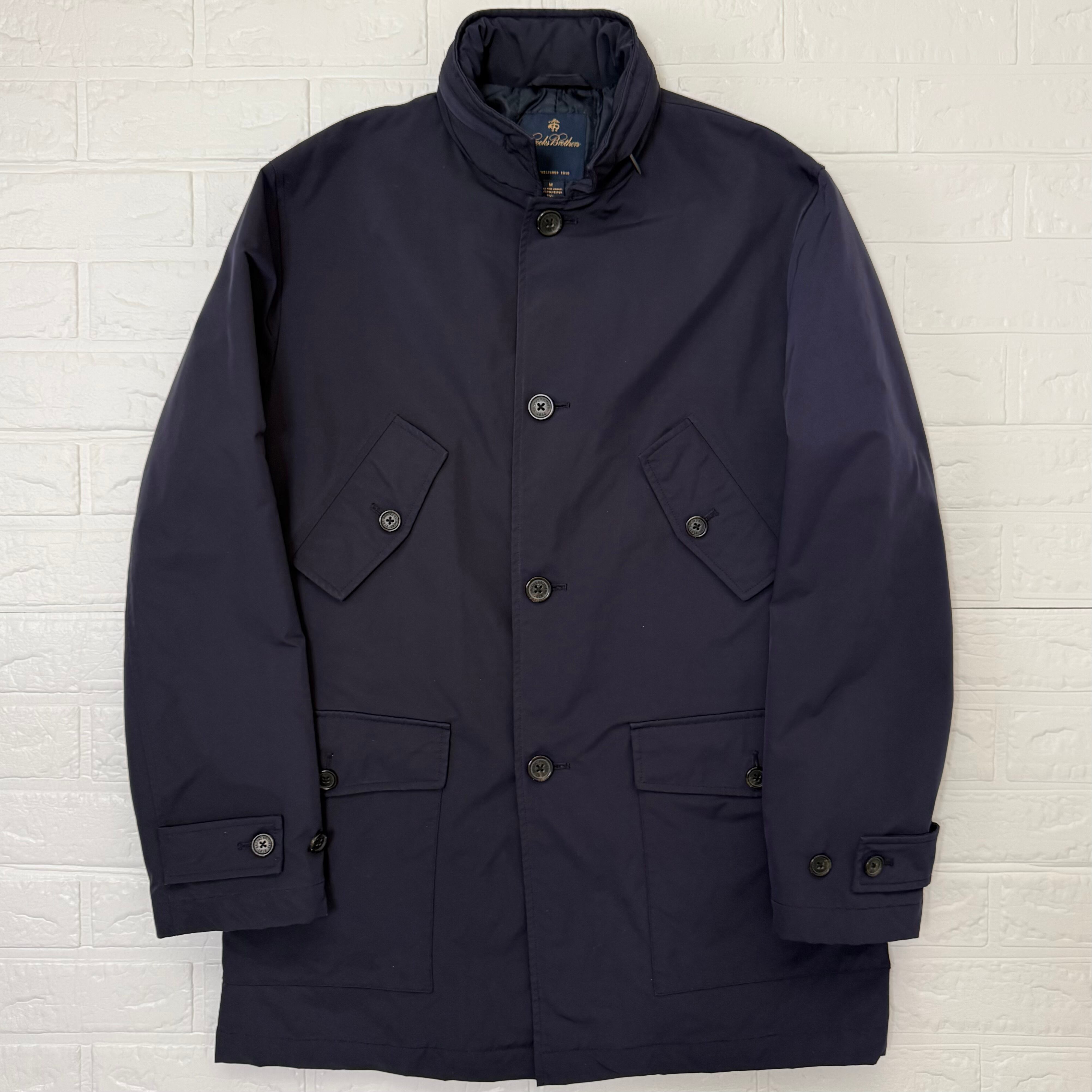 Brooks Brothers 中綿入り 4ポケット スタンドカラーコート Brooks Brothers 中綿入り 4ポケット スタンドカラーコート