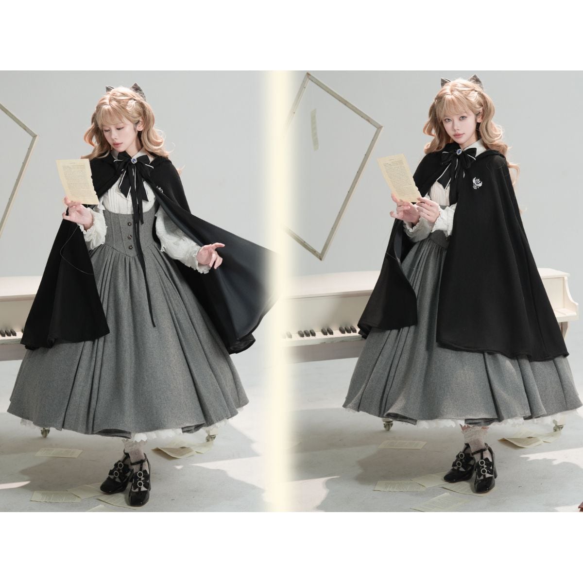 月夜の魔法使い・アカデミーマントロングスカートセット：ケープなし