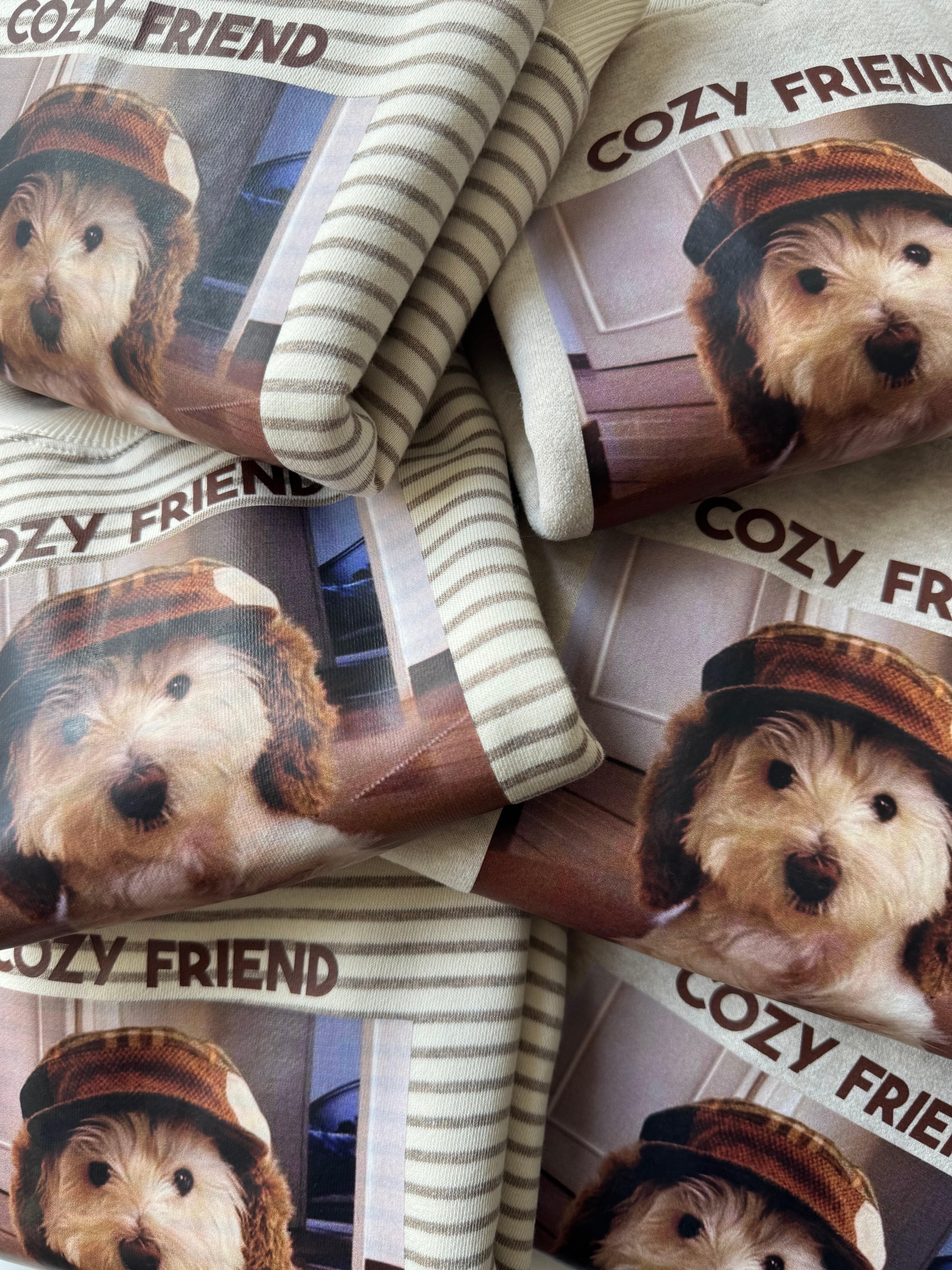 裏起毛 COZY FRIEND mtm(80〜120cm)4273