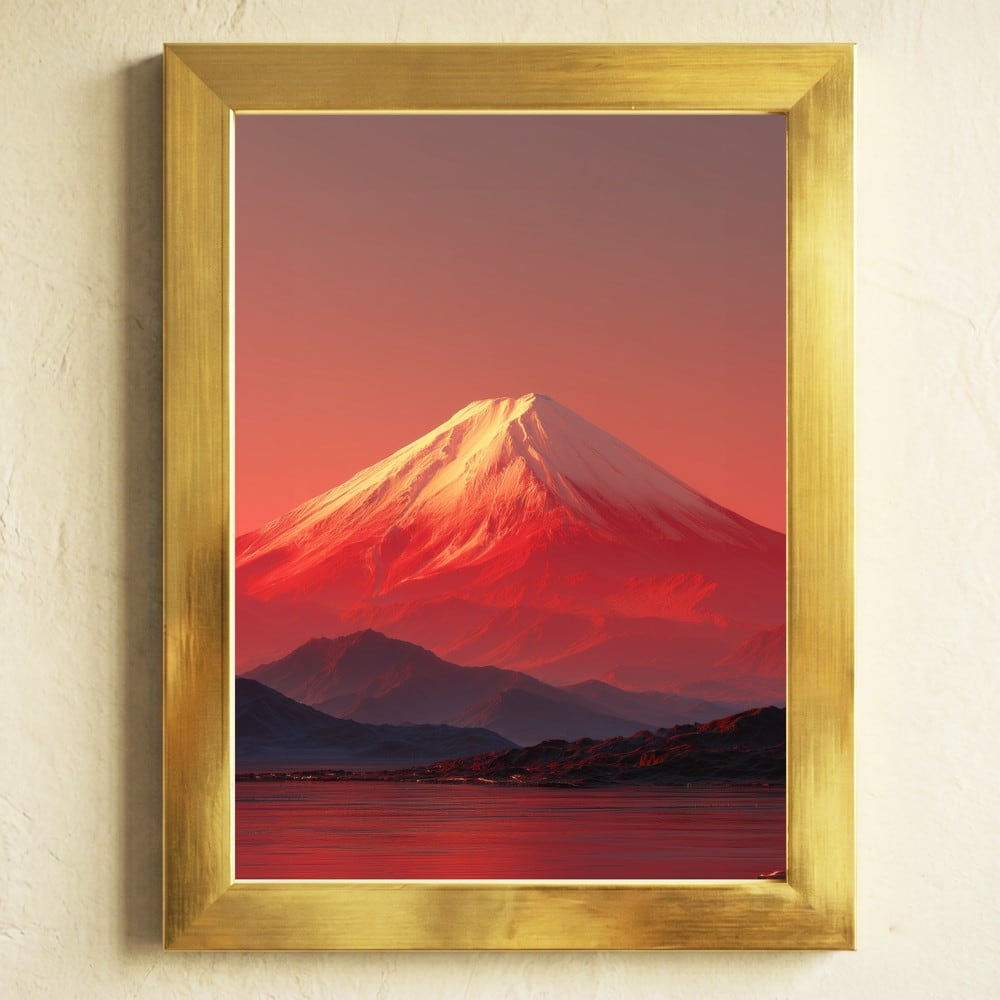 No79 赤富士☆生命力と繁栄を呼ぶ開運風景画 | God Works