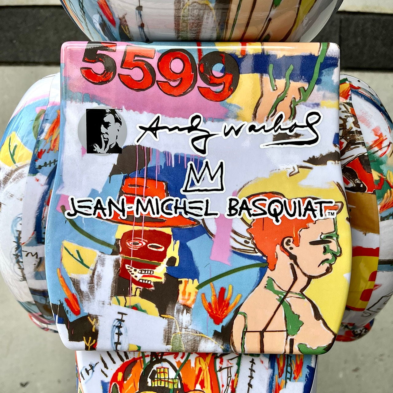 【BE@RBRICK】AndyWarhol × BASQUIAT #4