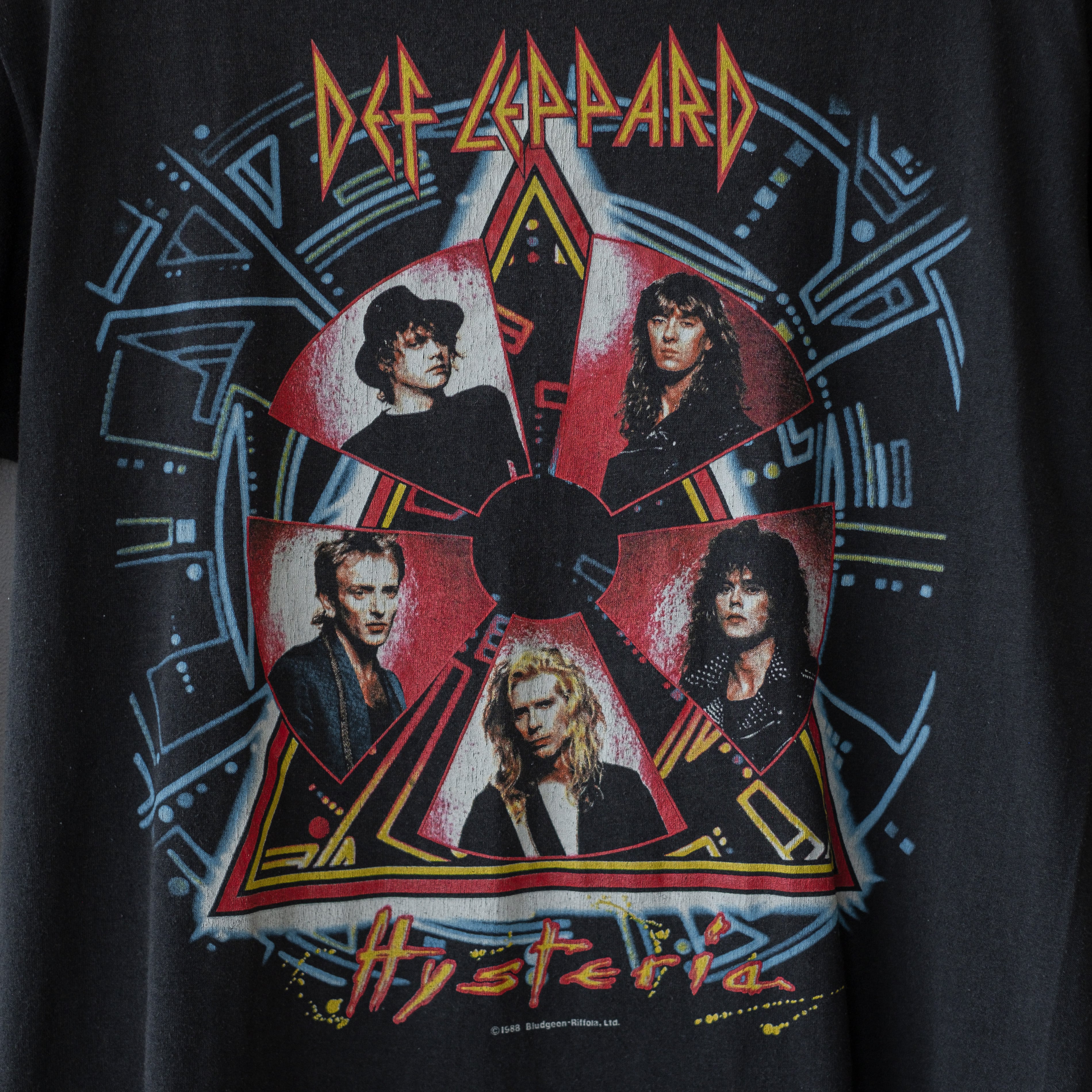 used- 1988 Def Leppard tour tee (Hysteria) | dros dro
