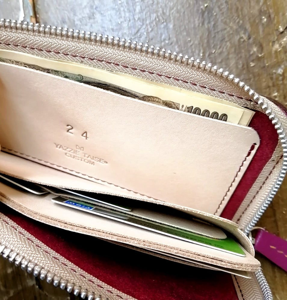 イタリアンレザー L字ファスナーウォレット（受注オーダー） | YAZZIE