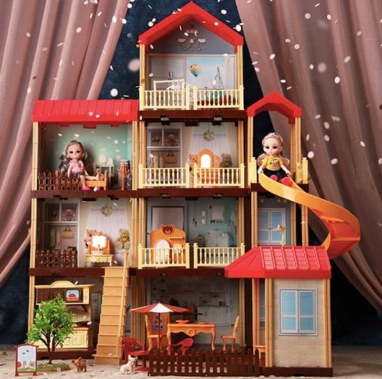 子供 おもちゃ 女の子 ドールハウス 組み立てキット 人形の家