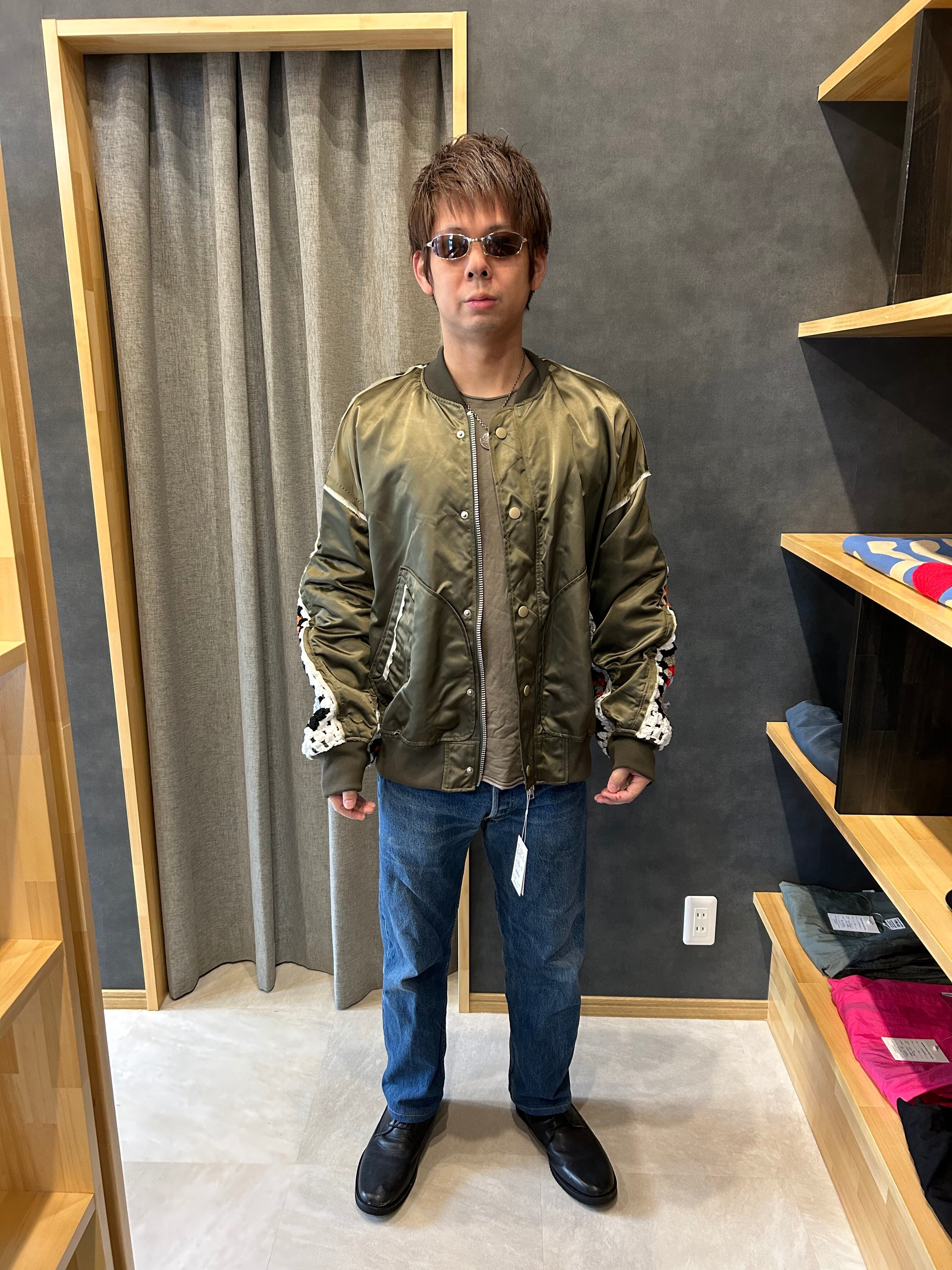 ジャケット・アウター DISCOVERED CROCHET SLEEVE MA-1 ジャケット・アウター DISCOVERED CROCHET SLEEVE MA-1 DISCOVERED