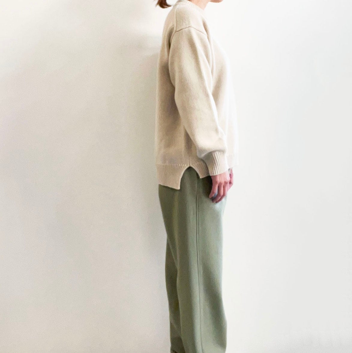 COMM.ARCH. コム・アーチ HAND FRAMED SUPER MERINO P/O プルオーバー