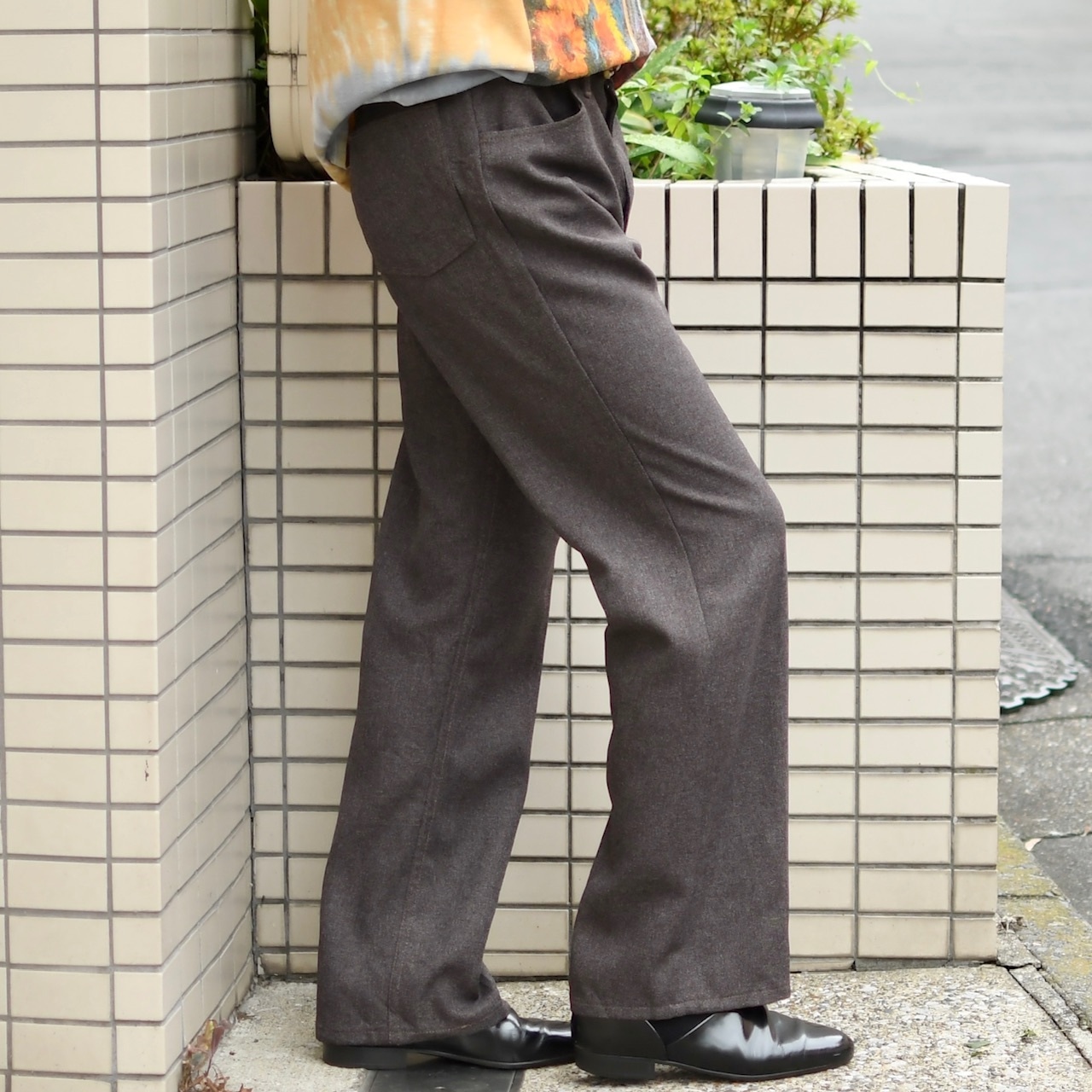 80's~ Wrangler launcher pants brown