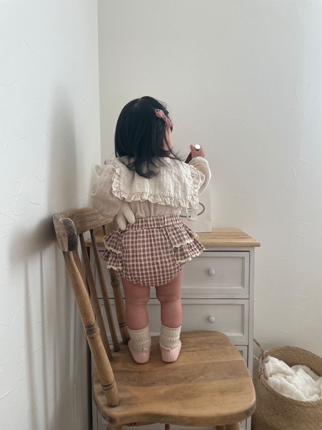 ꒰ 即納 ꒱ check bloomers