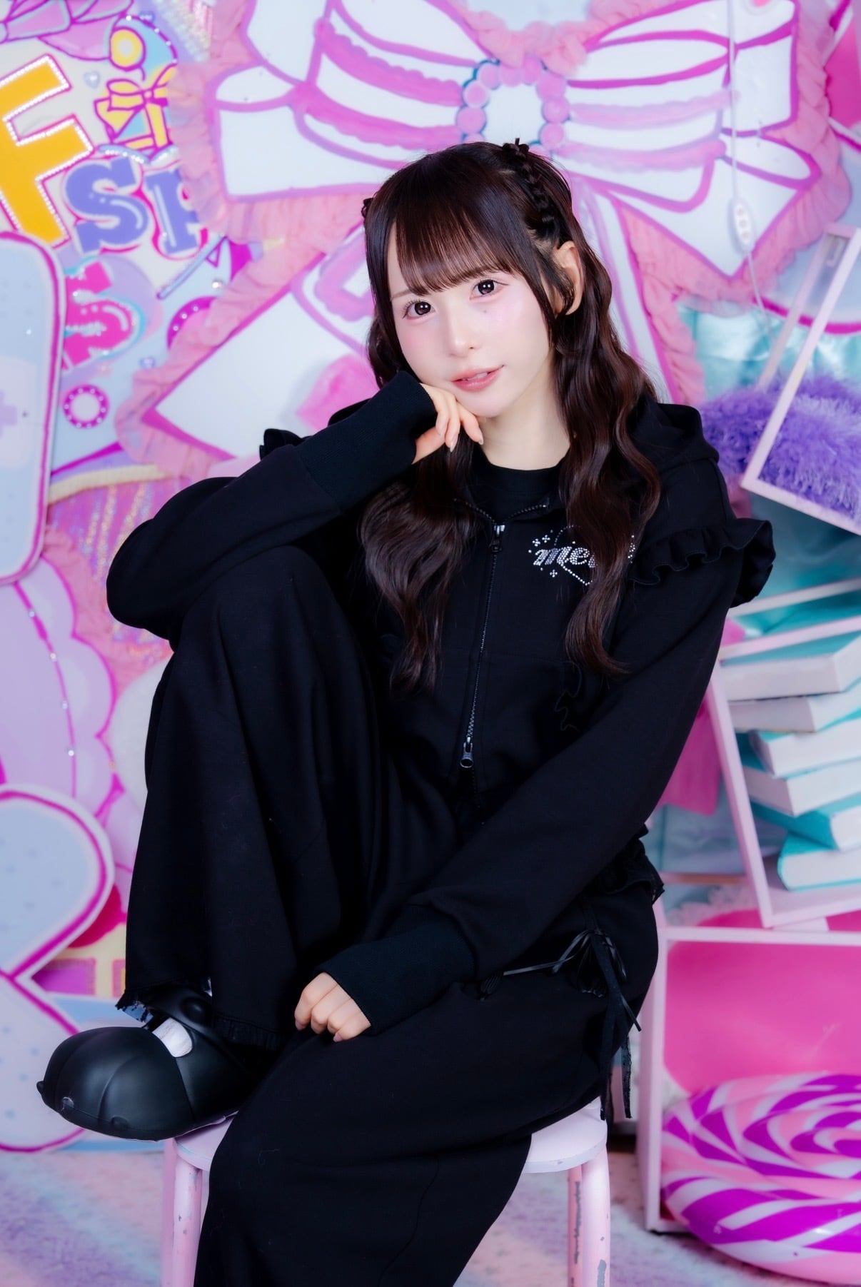 Dot Tulle Sweat Pants【10月中旬発送】