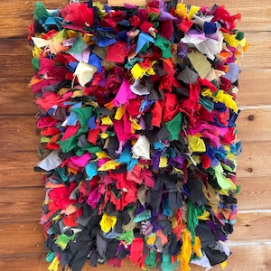 yao "India Bushy Rug L Vivid" 63cm×87cm ラグ②