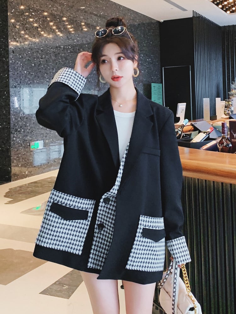限定価格　レディース　ワンピ　ジャケット　韓国　ファッション　黒　M 　デート