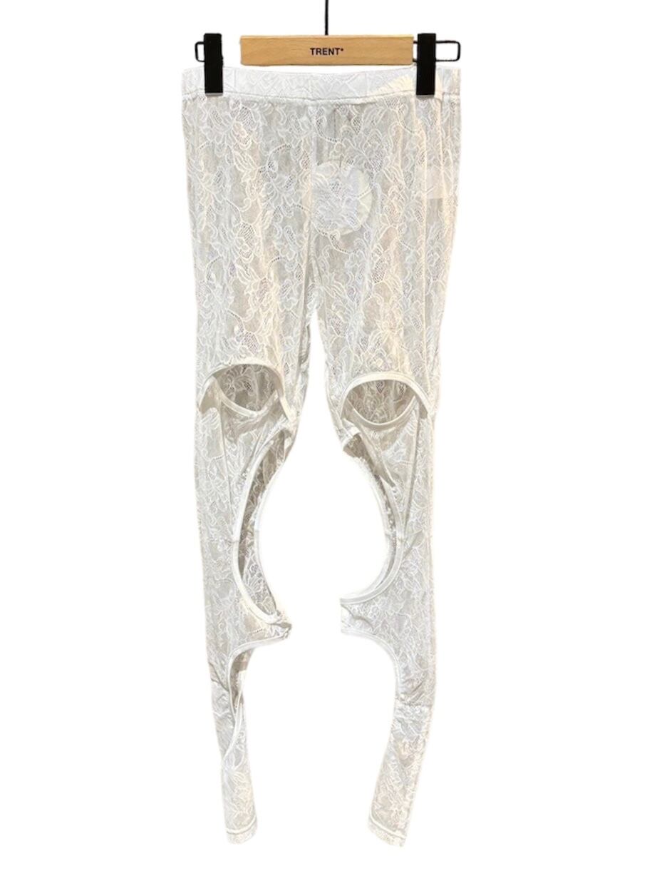 24AW】AKIKOAOKI アキコアオキ / cyber lace leggings | TRENT 