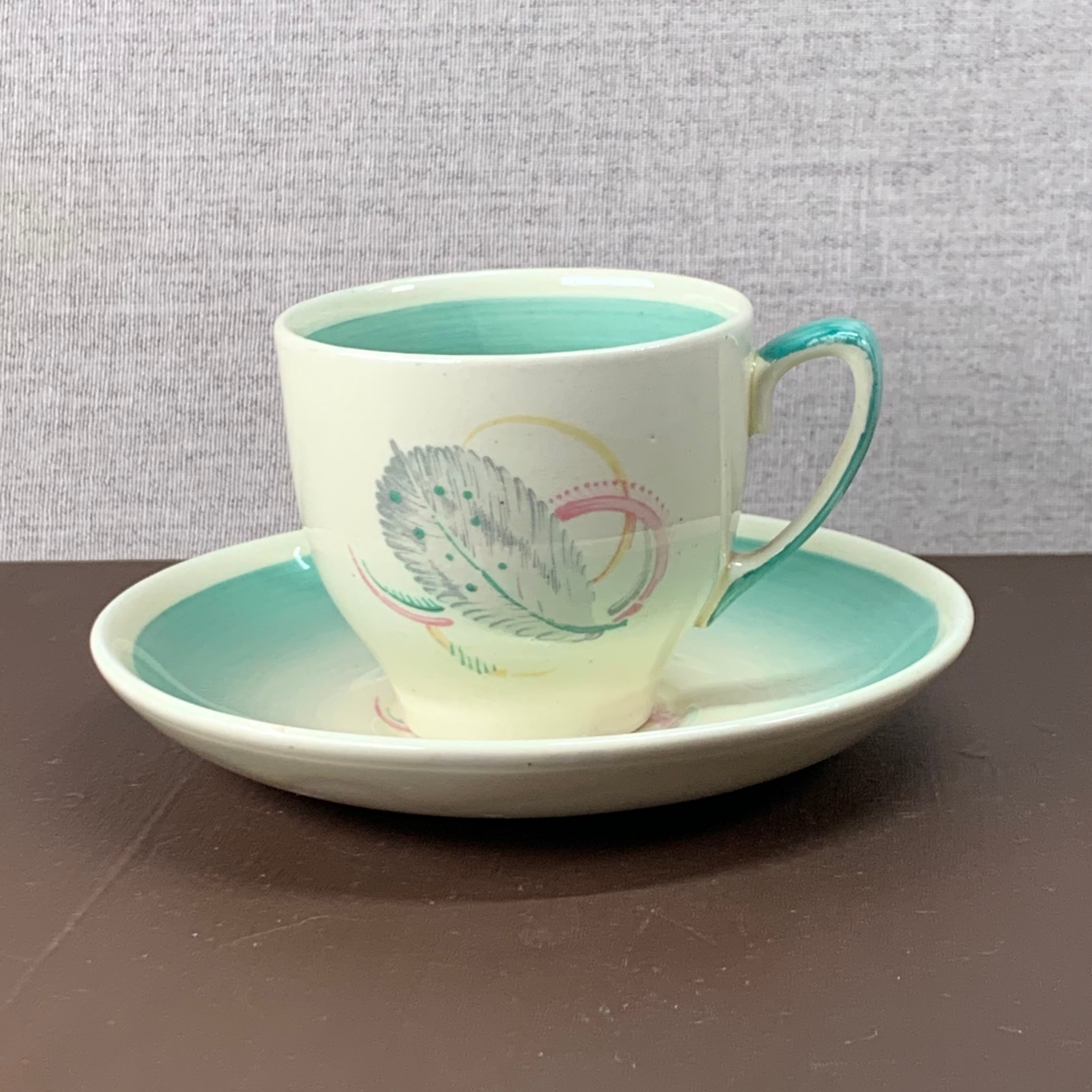 Susie Cooper スージークーパー グレイリーフ プレート 20.5cm F08-47