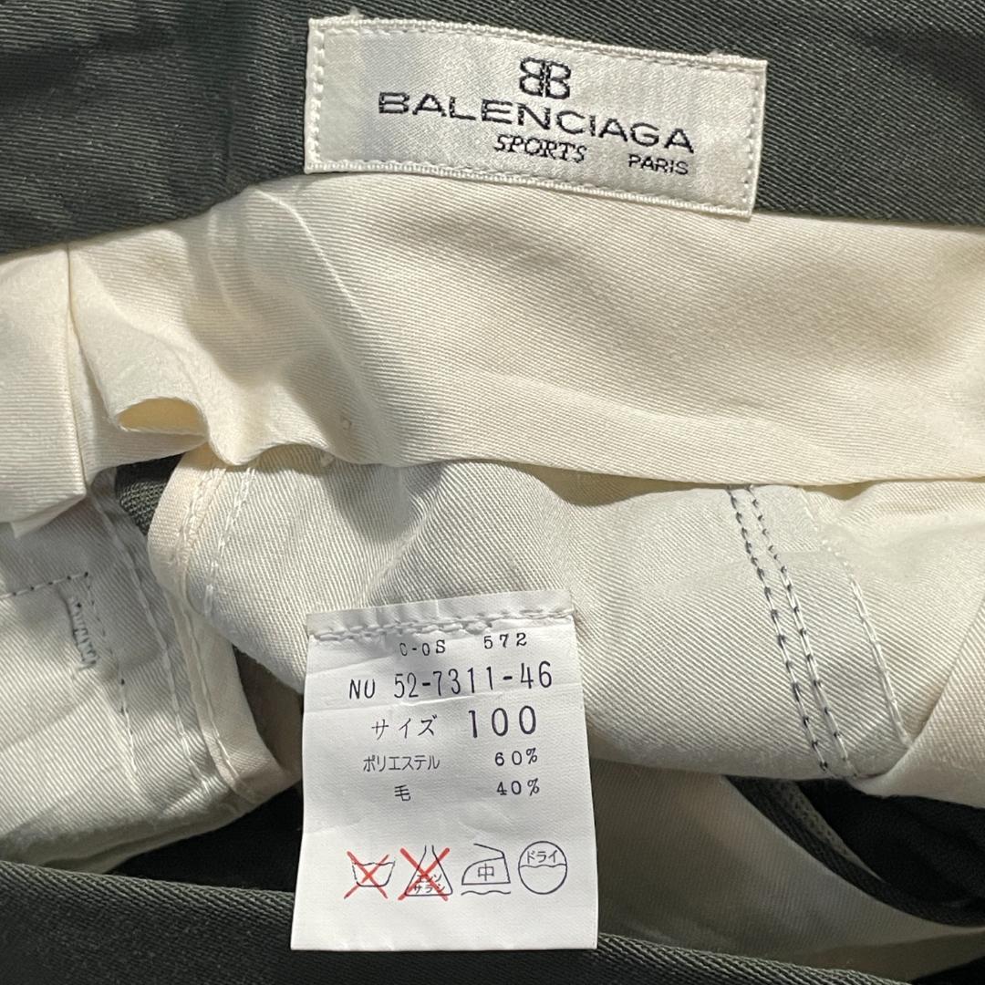 90s Balenciaga green slacks made i Japan | ib2