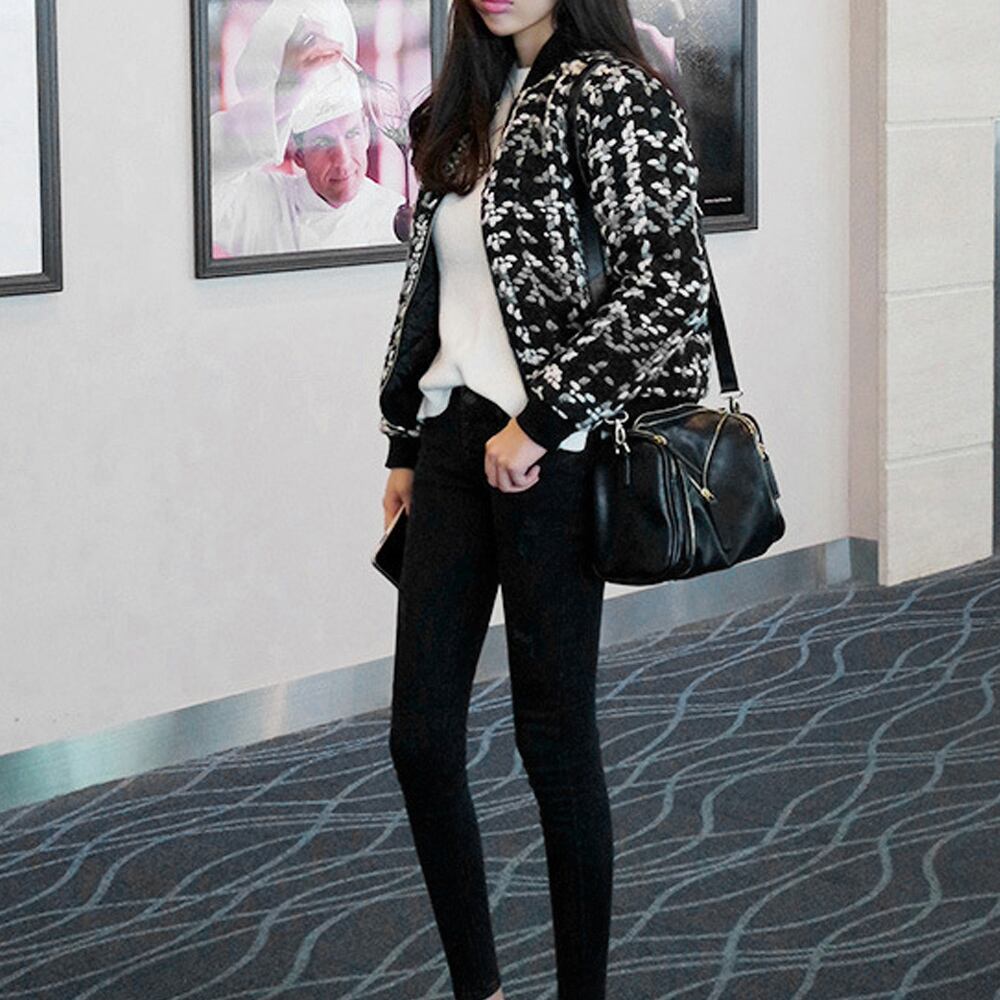 ノーカラー ジャケット レディース 秋冬 ショートコート 中綿 ジャンパー 暖かい カジュアル 即納