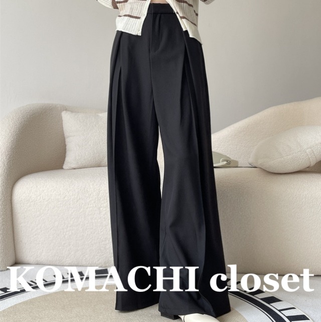 【送料無料】 ワイドパンツ 前タックパンツ ハイウエスト 黒 ブラック グレー ブラウン 韓国 レディース  オルチャン  フレア ストレート ワイド Aライン プリーツ ポケット きれいめ シンプル 上品 おしゃれ かっこいい こなれ感 メンズライク クール モード系 抜け感 ナチュラル メンズライク かっこいい 無地 春 秋  ビジネス 通勤  休日 イベント ショッピング カフェ ミーティング 会議 食事会 着回し 体型カバー 美脚 脚長 トレンド 流行 インスタ映え S M L XL