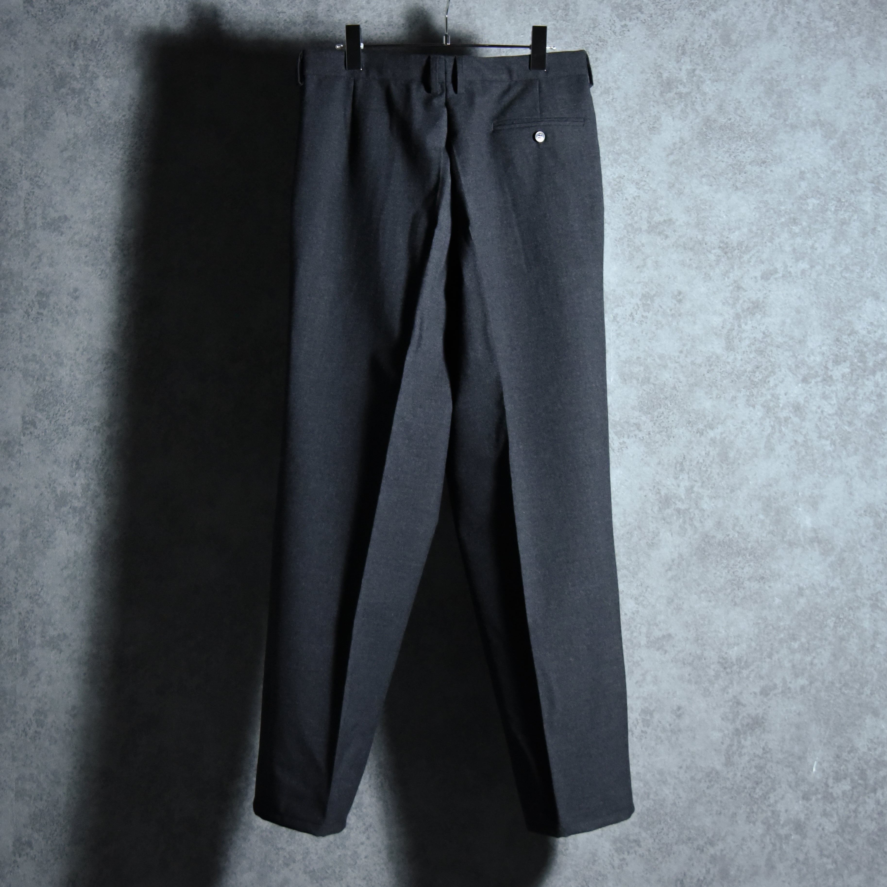 DEAD STOCK】Italian Navy Two-tuck Wool Trousers イタリア軍