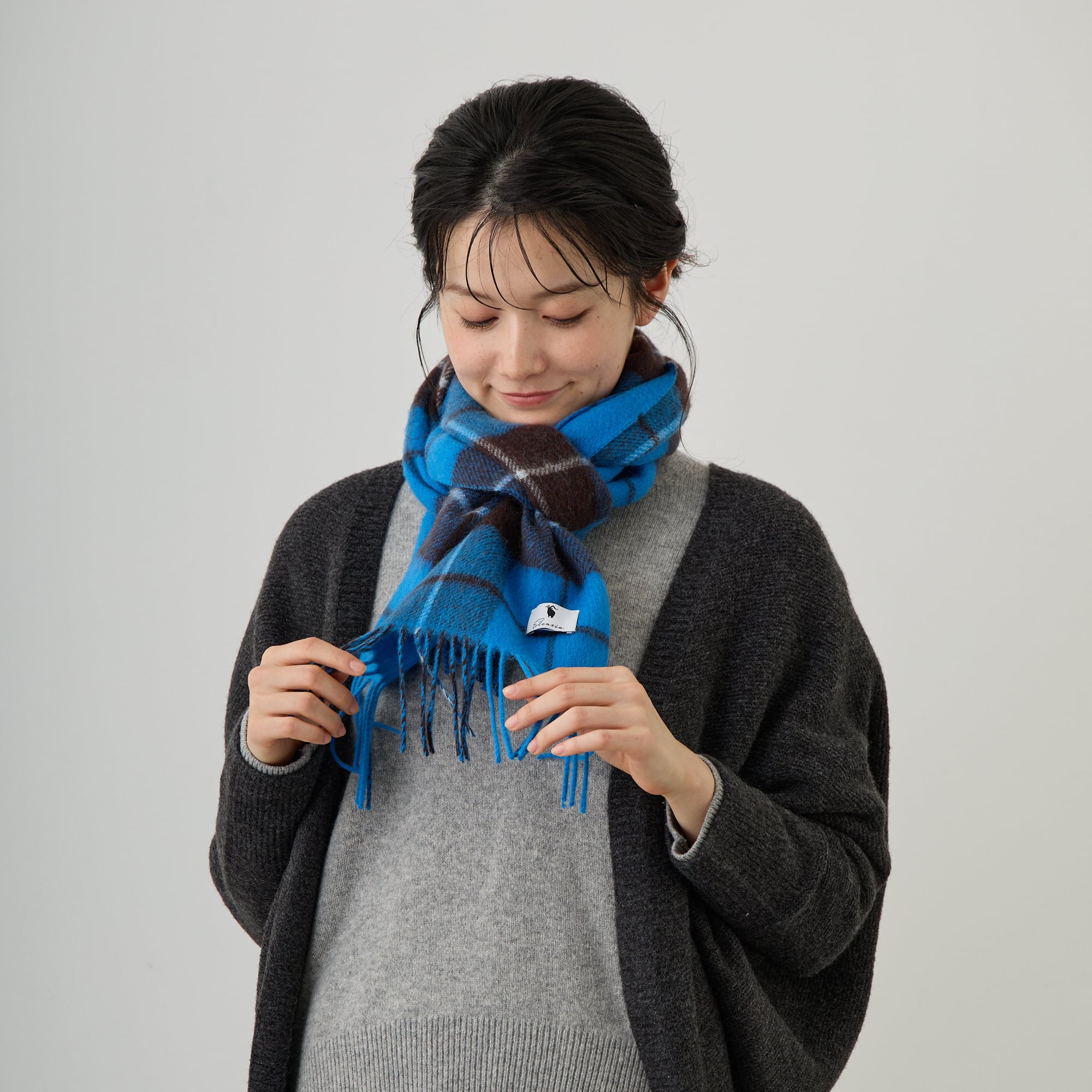 卓矢エンジェル　モノノケマフラー　ブルー 卓矢エンジェル モノノケマフラー ブルー 卓矢エンジェル モノノケ