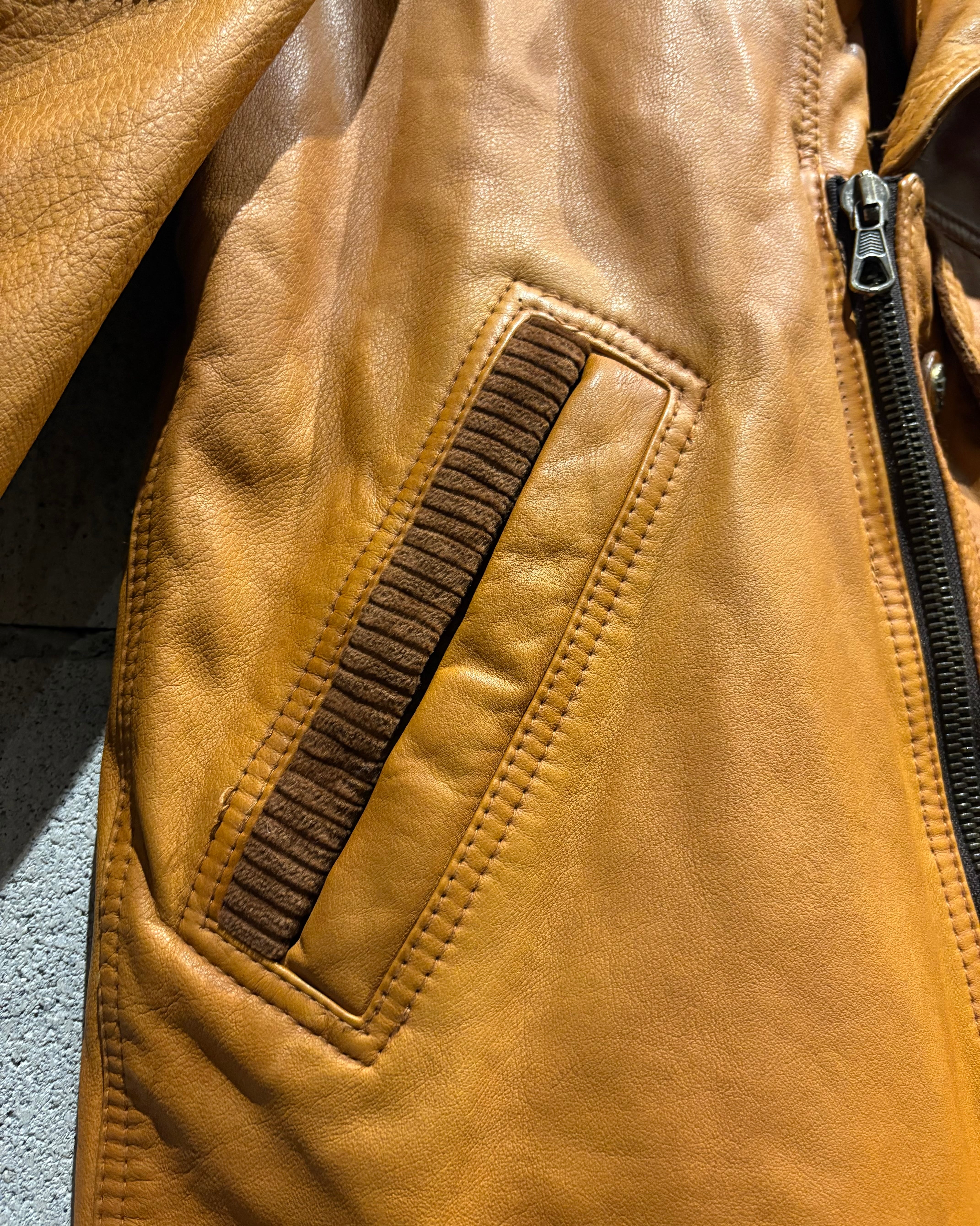 Caka otto】80's “Winchester“ Motorcycle Motif Design Euro Vintage