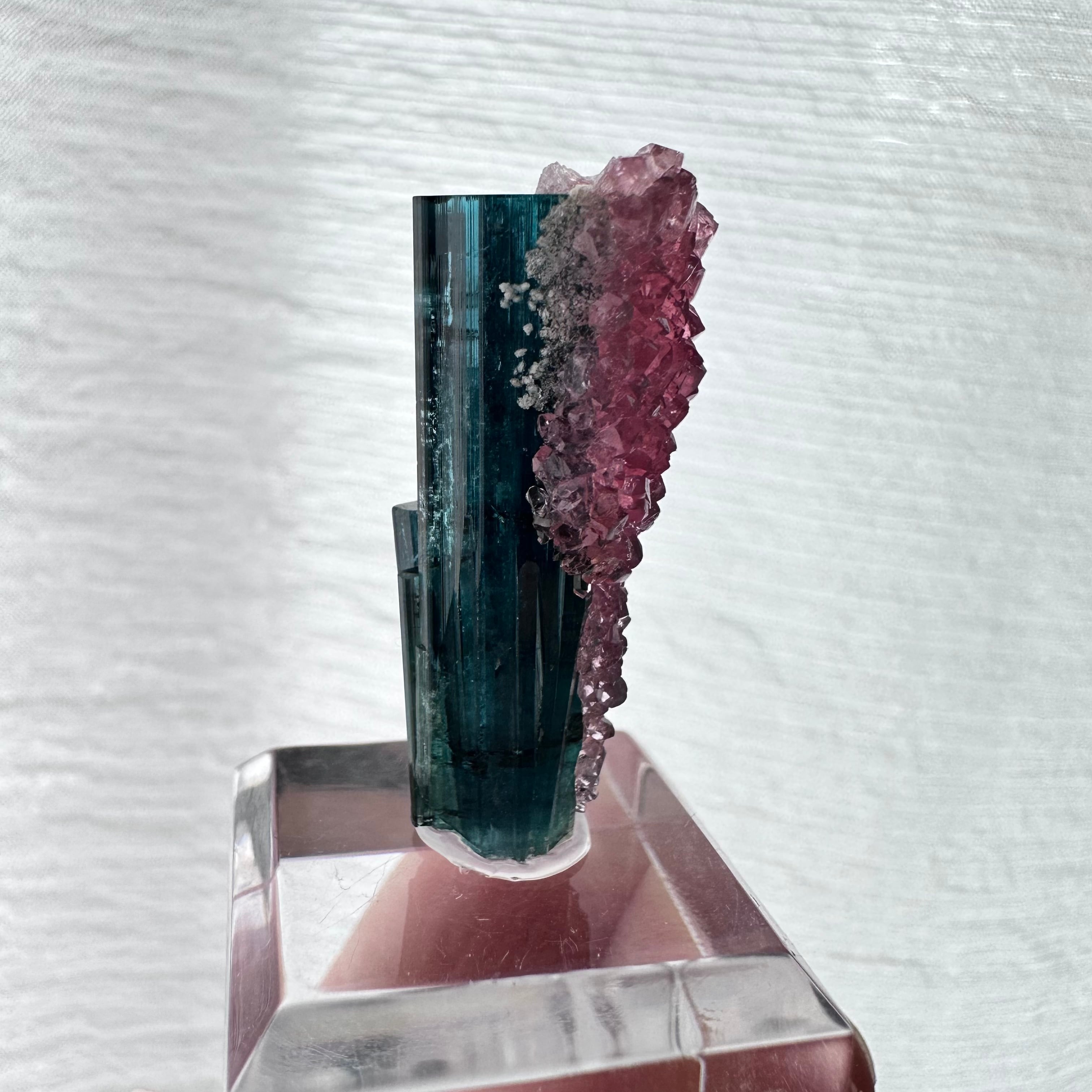 インディコライト / ローズクォーツ【Indicolite with Rose Quartz