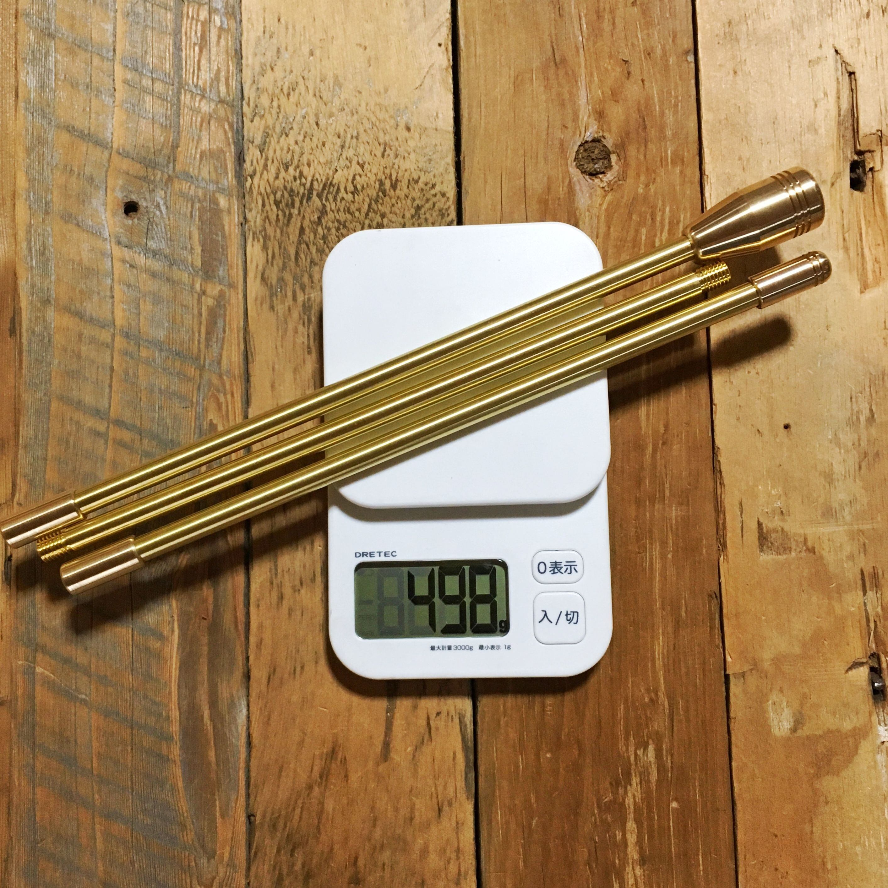 ALL真鍮製火吹き棒「野良ブラスター」【ロングver.】 3本継90cm | 野良