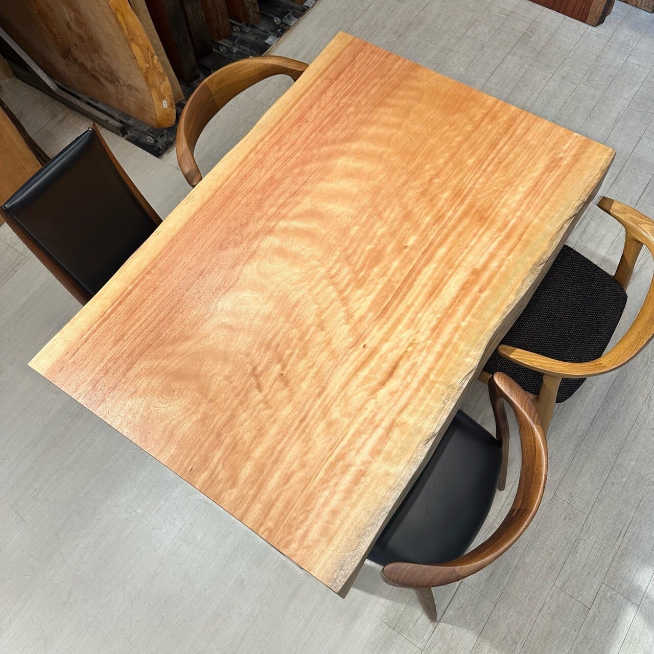 ボセ_1300×880×60_浅草本店_テーブル天板/一枚板 262689-2 t001