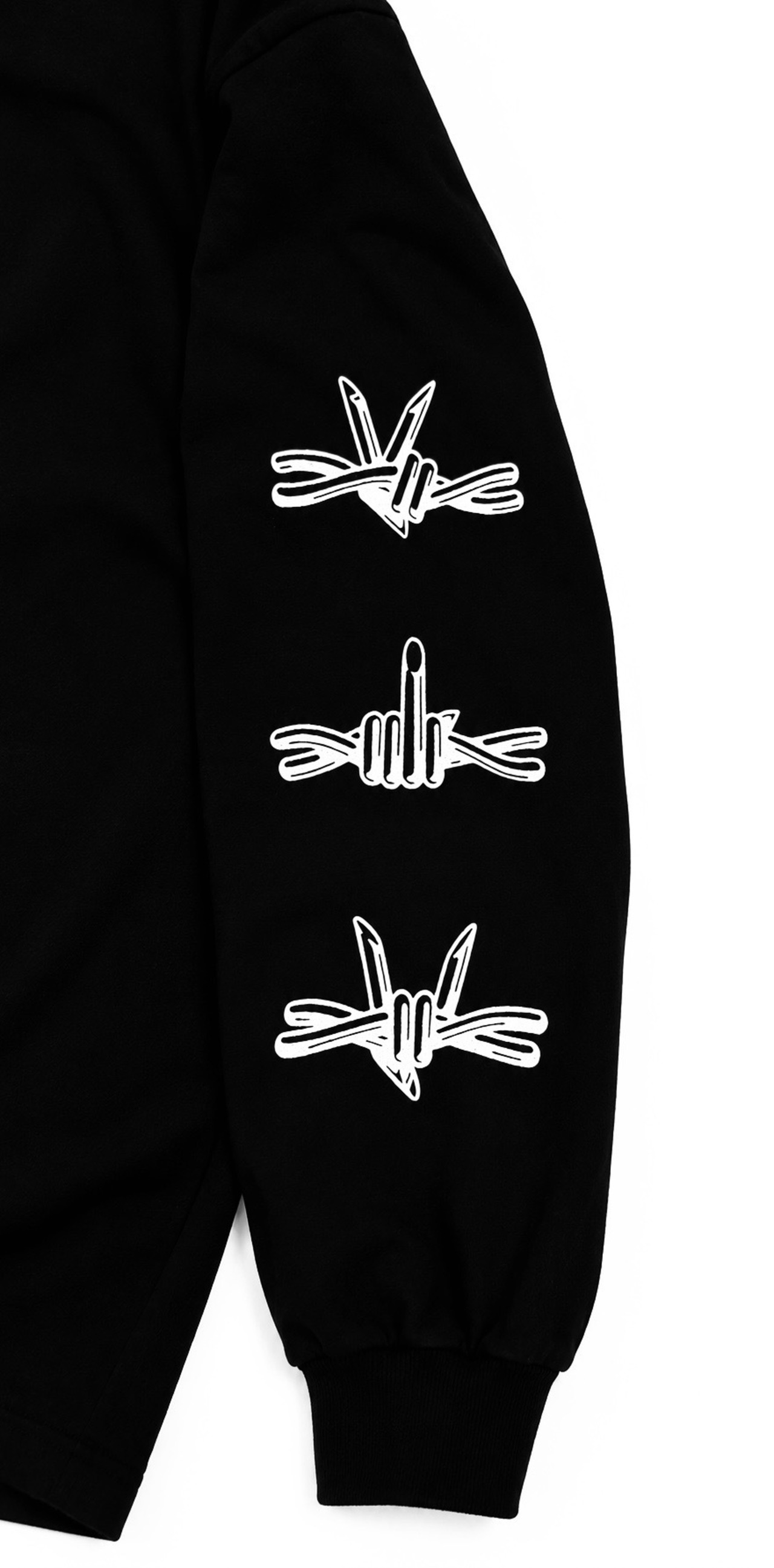 CHRIST GUN SLEEVE SIGN LOGO L/S TEE