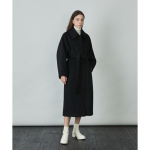 [LAFUDGE FOR WOMAN] Woolwich Trench McCourt_Black 正規品 韓国ブランド 韓国代行 韓国通販 韓国ファッション コート