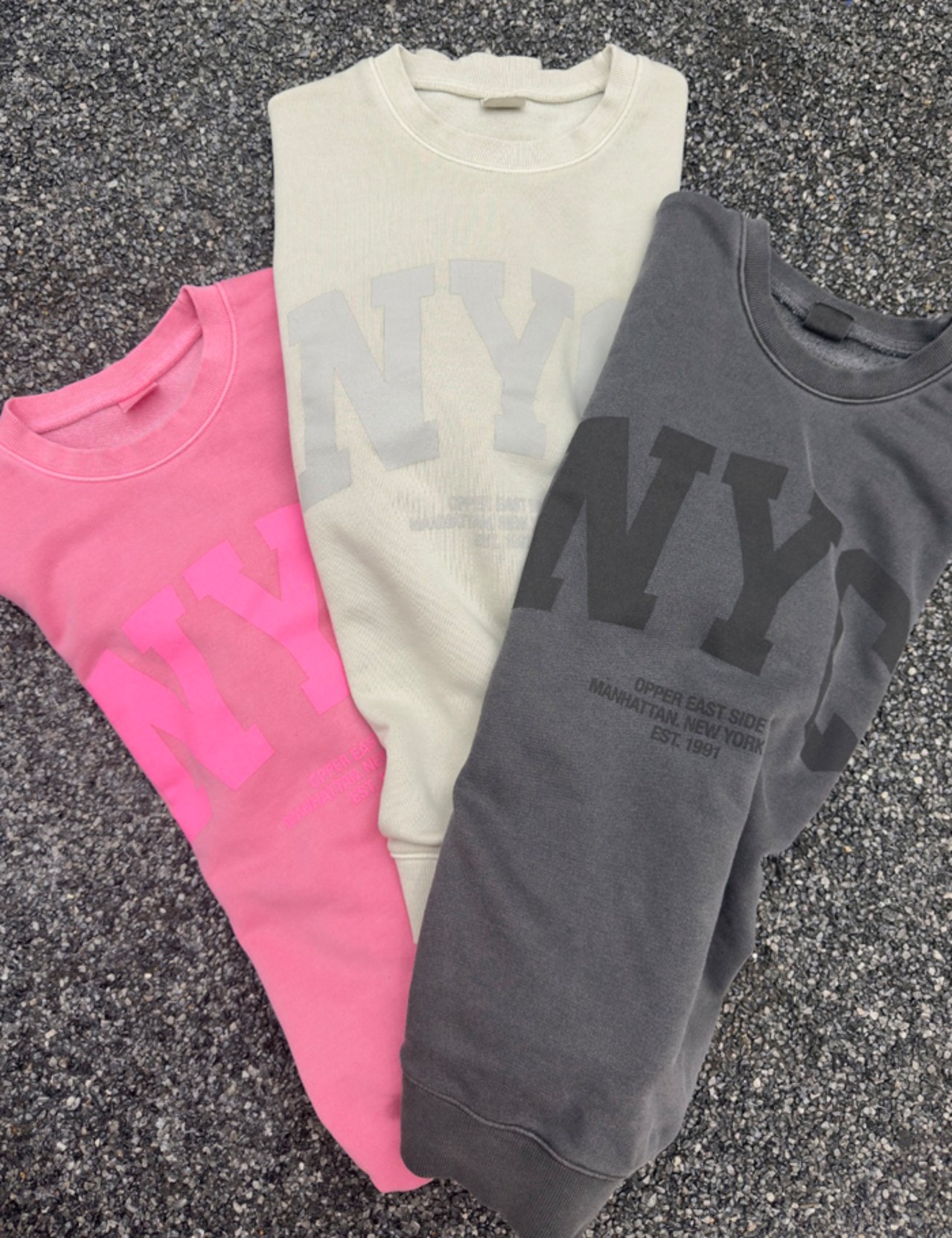 【新作5％OFF・3日間】NYC washing pigment Tops_3colors