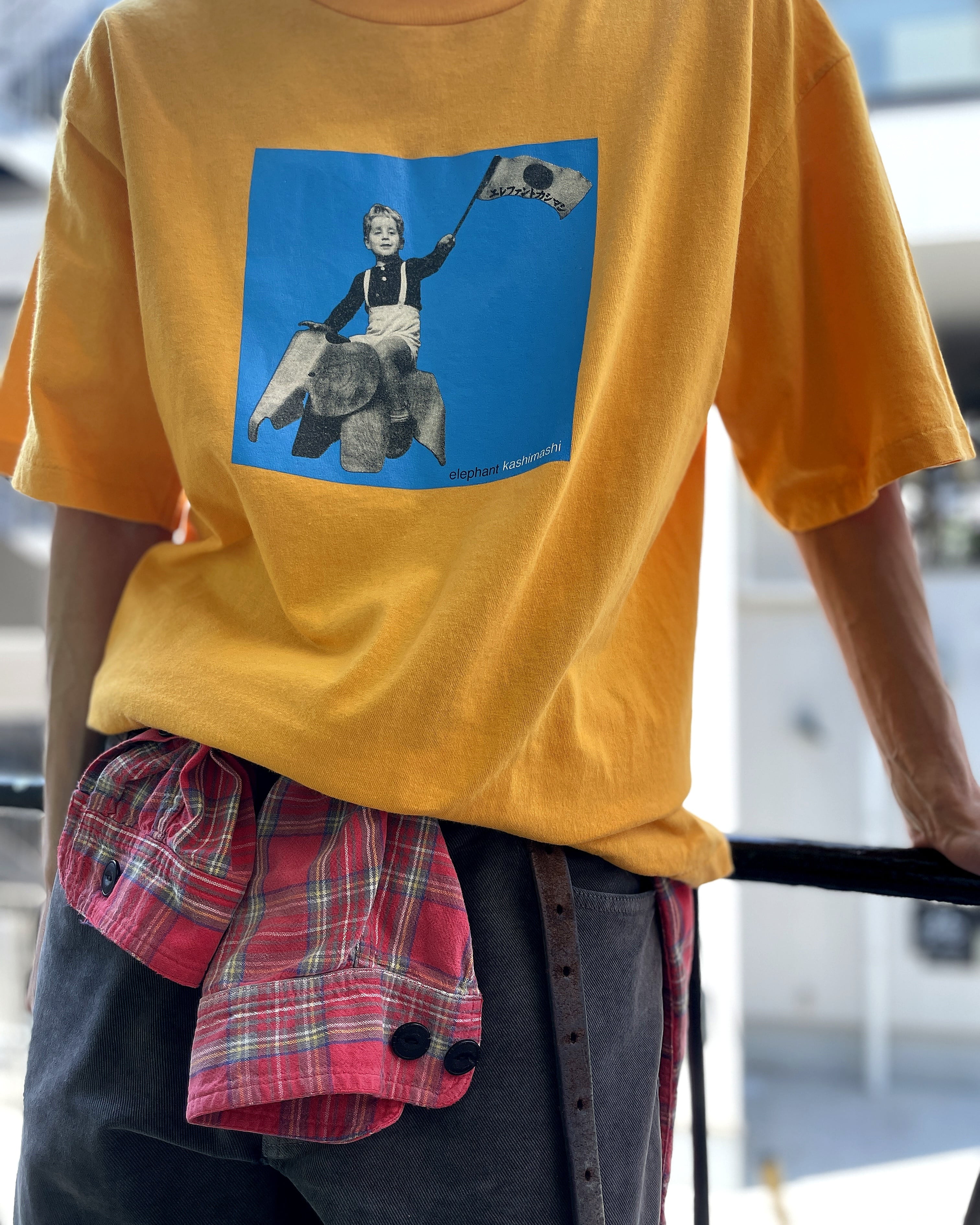 90's Elephant Kashimashi “エレファントカシマシ” Tee / Orange