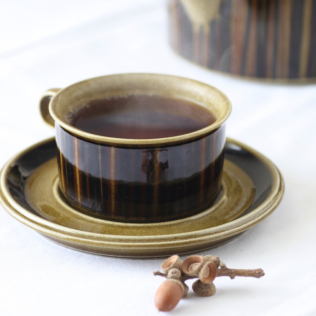 ARABIA アラビア Kosmos コスモス ティーカップ＆ソーサー - 3f 北欧ヴィンテージ