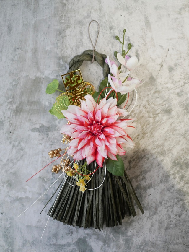 しめ縄リース④ 全て一点もの！