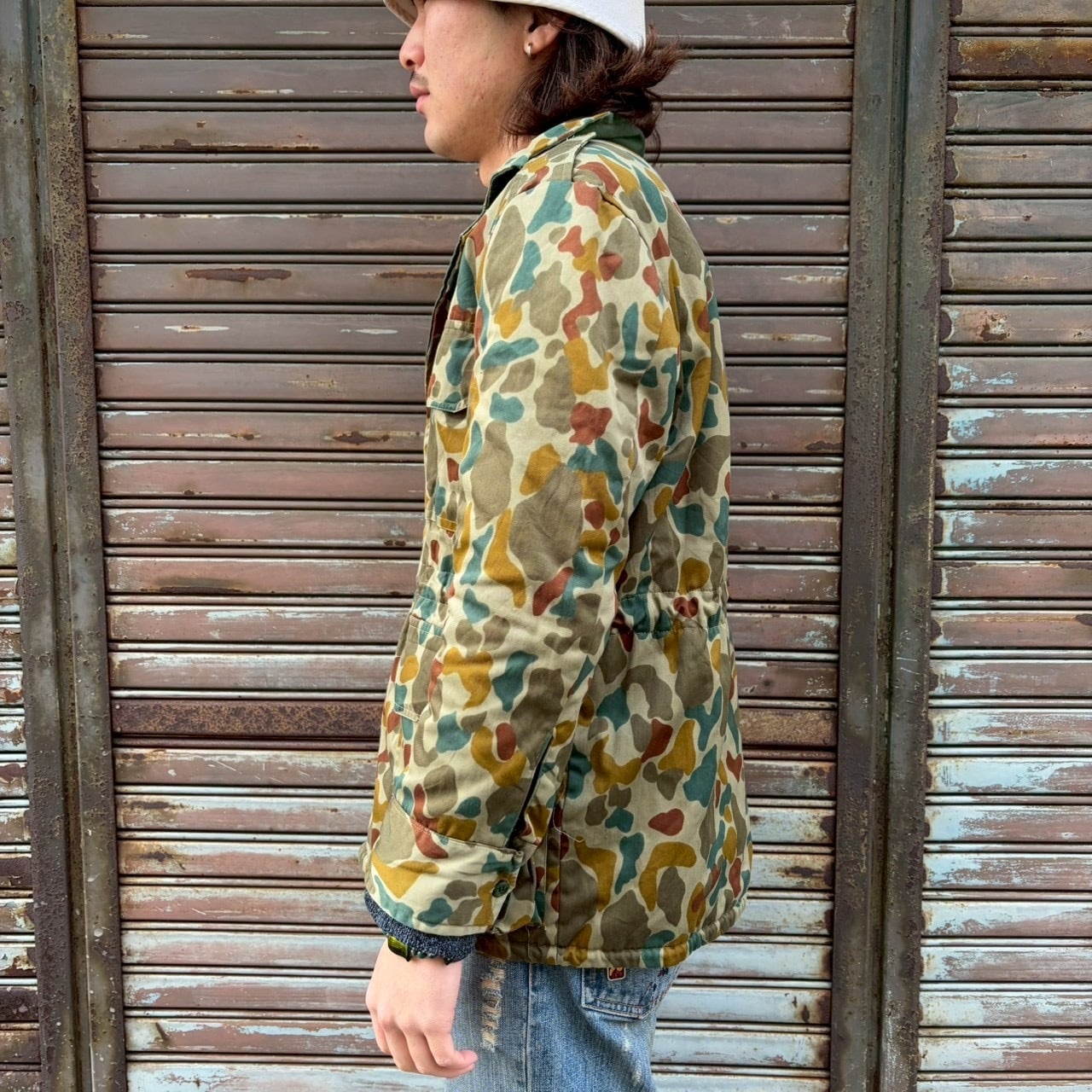 60S 実物　ベトナム戦　ダックハンターカモ　リバーシブルジャケット 60S 実物 ベトナム戦 ダックハンターカモ リバーシブルジャケット 60's