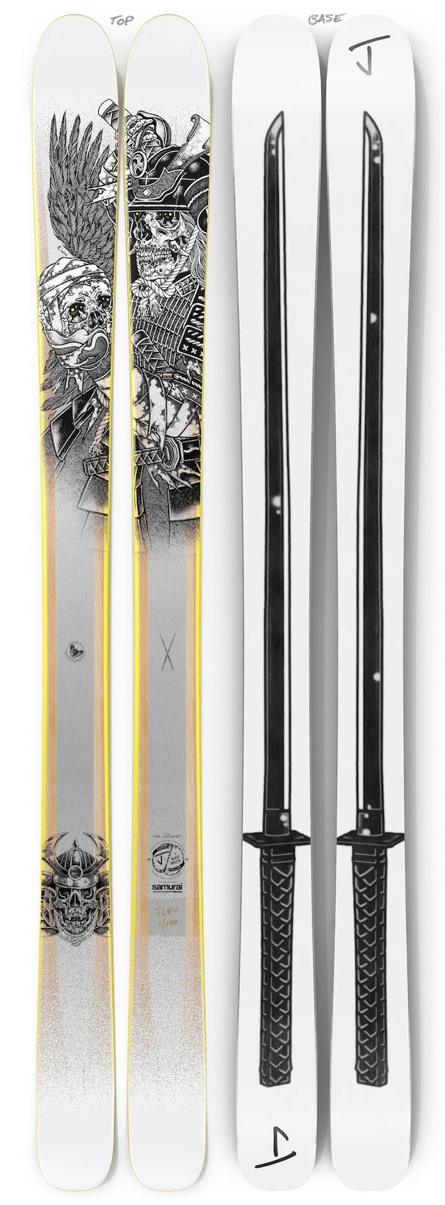 【予約特典つき】J skis NEW ホットショット 26/27「サムライ」Kavie Imasya x Jコラボ限定版スキー