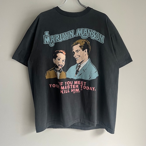 MARILYN MANSON マリリンマンソン Tシャツ XL ブラック 両面プリント