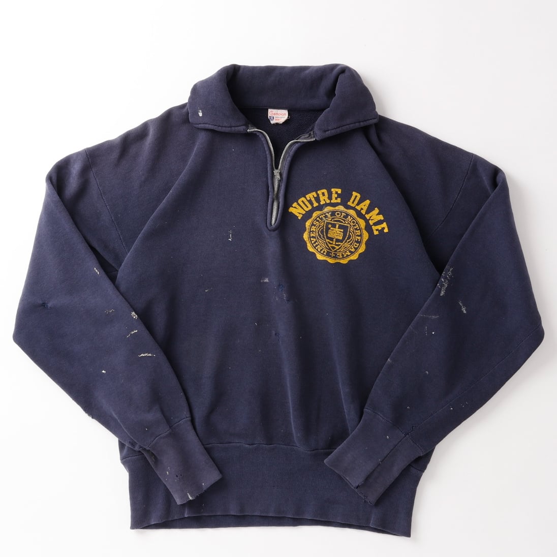 逸品】50s Champion special vintage half zip sweat shirt runners 